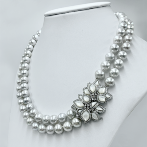 Collana perle silver